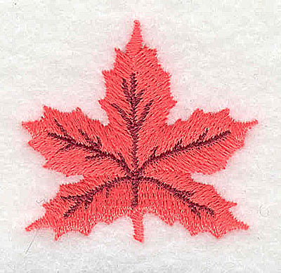 Embroidery Design: Maple Leaf<br> 1.56w X 1.44h