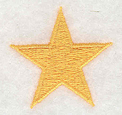 Embroidery Design: Star<br> 1.44w X 1.38h