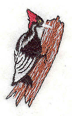Embroidery Design: Woodpecker<br> 1.00w X 1.88h