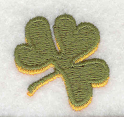 Embroidery Design: Shamrock<br> 1.19w X 1.19h