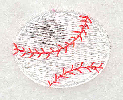 Embroidery Design: Baseball<br> 1.31w X 1.06h