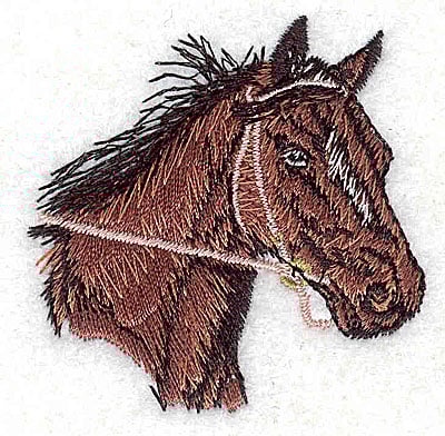 Embroidery Design: Horse head<br> 2.13w X 2.19h