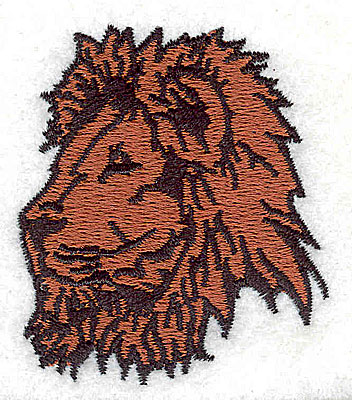 Embroidery Design: Lion<br> 1.94w X 2.19h