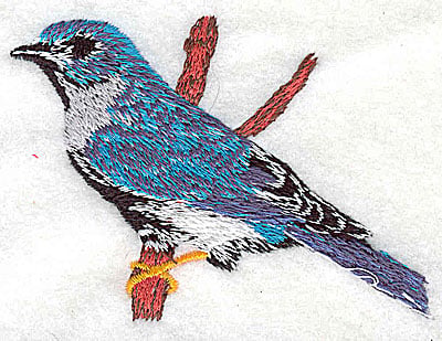 Embroidery Design: Bluebird<br> 3.25w X 2.25h