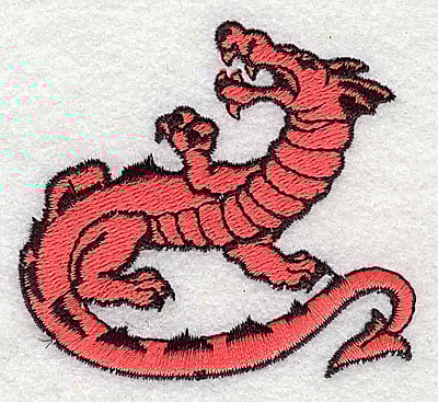 Embroidery Design: Dragon<br> 2.56w X 2.38h | Embroidery Legacy Embroidery Design: Dragon<br> 2.56w X 2.38h
