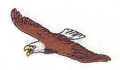 Embroidery Design: Eagle<br> 2.38w X 1.63h