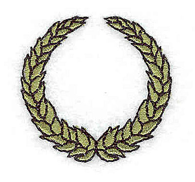 Embroidery Design: Wreath<br> 1.56w X 1.50h