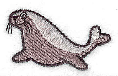 Embroidery Design: Seal <br>1.19W x 2.00H