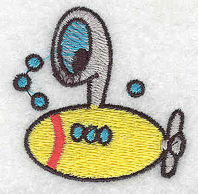 Embroidery Design: Submarine<br>1.81W x 1.75H