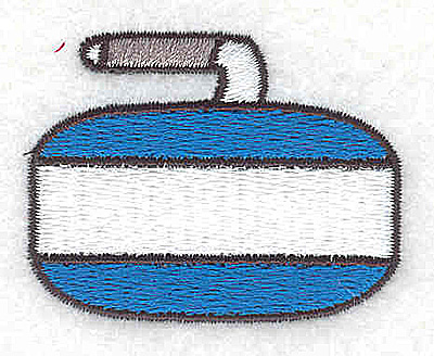 Embroidery Design: Curling Stone<br>1.50W x 2.00H