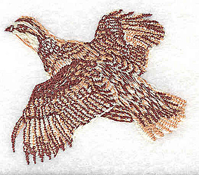 Embroidery Design: Partridge<br> 2.31w X 1.94h | Embroidery Legacy Embroidery Design: Partridge<br> 2.31w X 1.94h