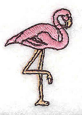 Embroidery Design: Flamingo<br> 1.00w X 1.50h