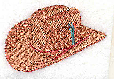 Embroidery Design: Cowboy hat<br> 2.13w X 1.38h