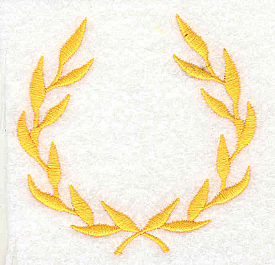 Embroidery Design: Laurel leaves<br> 3.00w X 2.94h