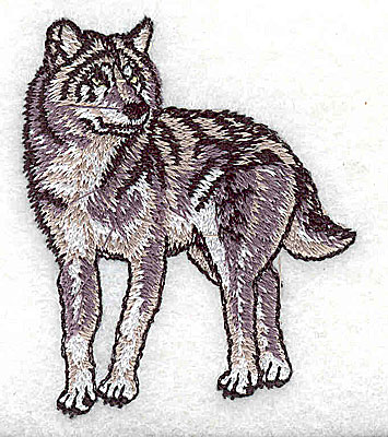 Embroidery Design: Wolf<br> 1.94w X 2.31h