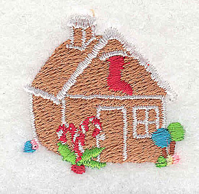 Embroidery Design: Gingerbread house<br> 1.50w X 1.44h