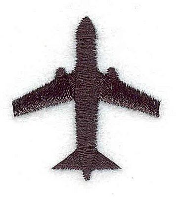 Embroidery Design: Jet<br> 1.25w X 1.44h