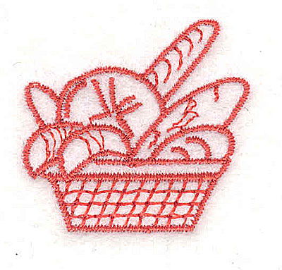 Embroidery Design: Bread basket<br> 1.38w X 1.31h