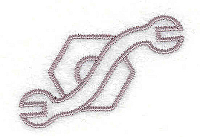 Embroidery Design: Wrench with bolt<br> 1.50w X 1.00h