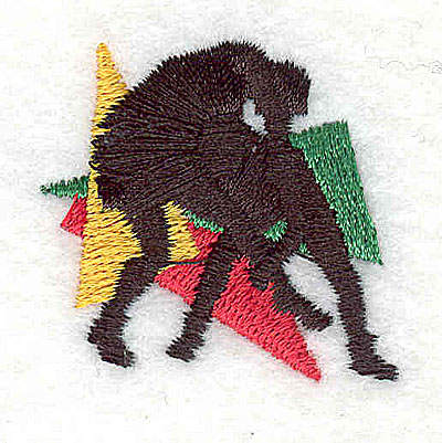 Embroidery Design: Wrestling<br> 1.38w X 1.31h