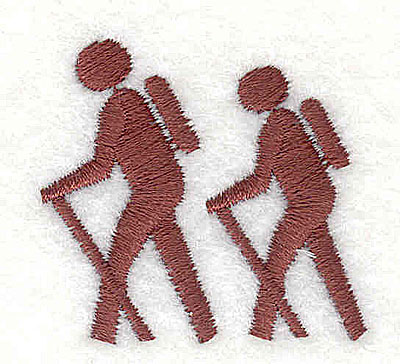 Embroidery Design: Hikers<br> 1.44w X 1.38h