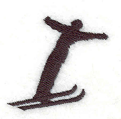 Embroidery Design: Ski jumper<br> 1.38w X 1.31h | Embroidery Legacy Embroidery Design: Ski jumper<br> 1.38w X 1.31h
