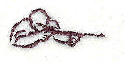 Embroidery Design: Marksman<br> 1.50w X 0.63h