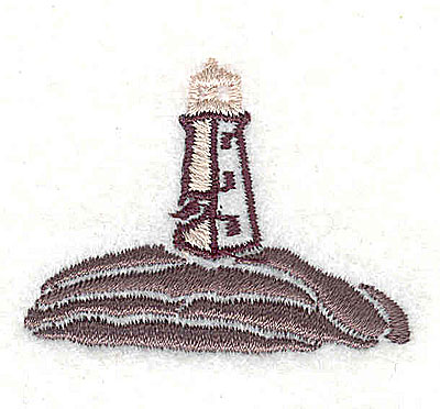 Embroidery Design: Lighthouse<br> 1.75w X 1.38h
