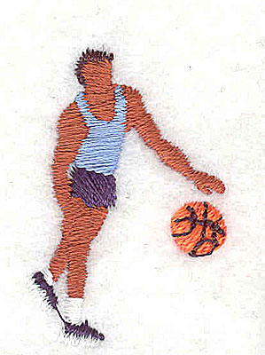 Embroidery Design: Basketball Player<br> 1.00w X 1.50h