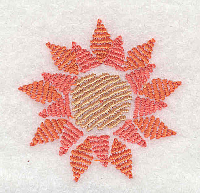 Embroidery Design: Sun<br> 1.75w X 1.75h