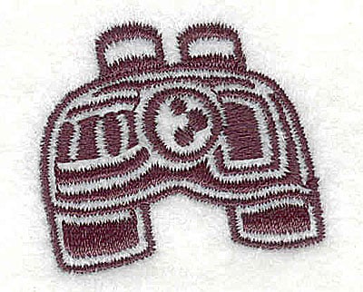 Embroidery Design: Binocular<br> 1.31w X 1.19h