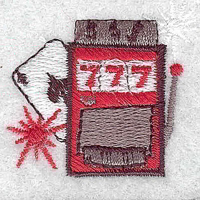 Embroidery Design: Slot machine<br> 1.50w X 1.50h