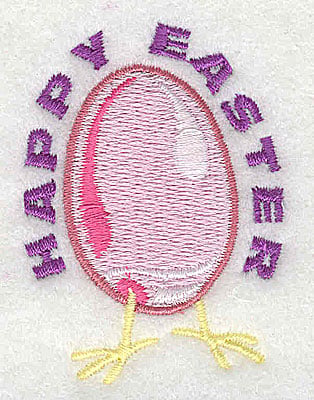 Embroidery Design: Happy Easter  <br> 1.63w X 2.31h