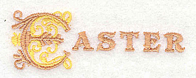 Embroidery Design: Easter<br> 2.88w X 0.94h