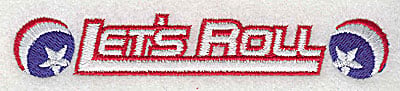 Embroidery Design: Let's Roll<br> 4.56w X 0.75h