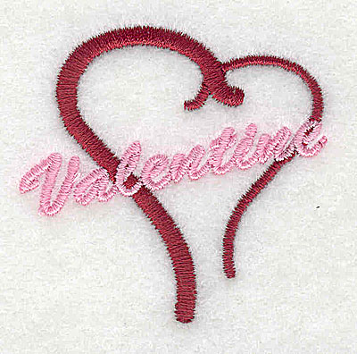 Embroidery Design: Valentine's<br> 2.13w X 2.06h