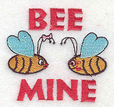 Embroidery Design: Bee Mine<br> 2.38w X 2.06h
