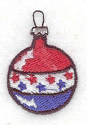 Embroidery Design: Christmas ornament stars<br> 1.00w X 1.50h