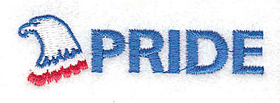 Embroidery Design: Pride<br> 2.88w X 0.81h