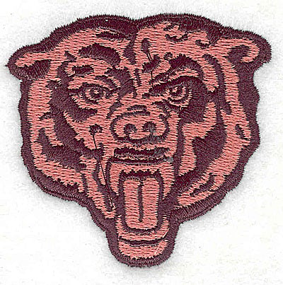 Embroidery Design: Bear head<br> 2.56w X 2.44h
