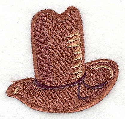 Embroidery Design: Cowboy Hat<br> 2.56w X 2.50h