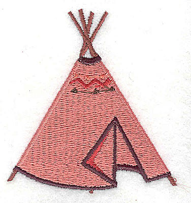 Embroidery Design: Teepee<br> 2.31w X 2.44h