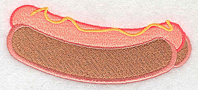 Embroidery Design: Hotdog<br> 3.94w X 1.63h