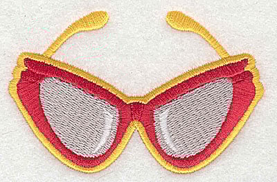 Embroidery Design: Sun glasses <br> 3.44w X 2.25h