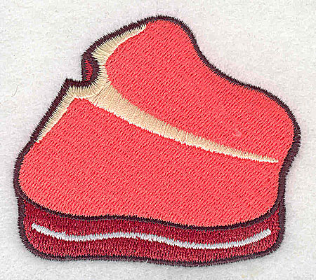 Embroidery Design: Steak<br> 2.81w X 2.44h