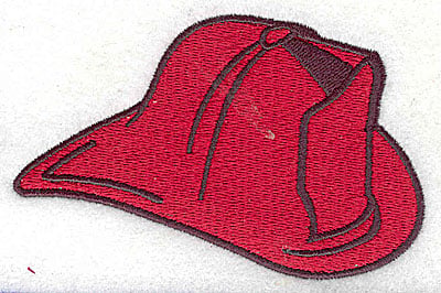 Embroidery Design: Fireman's helmet<br> 3.94w X 2.50h