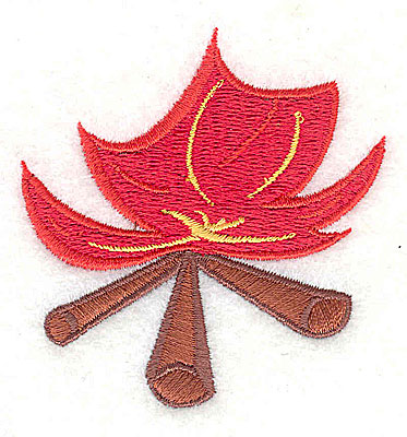 Embroidery Design: Campfire<br> 2.38w X 2.44h