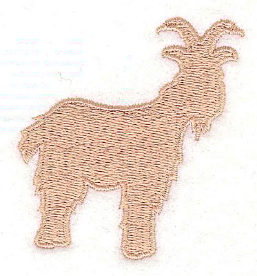 Embroidery Design: Goat<br> 2.25w X 2.44h