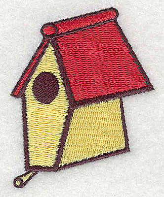 Embroidery Design: Bird house<br> 1.94w X 2.50h