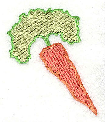 Embroidery Design: Carrot<br> 2.13w X 2.50h